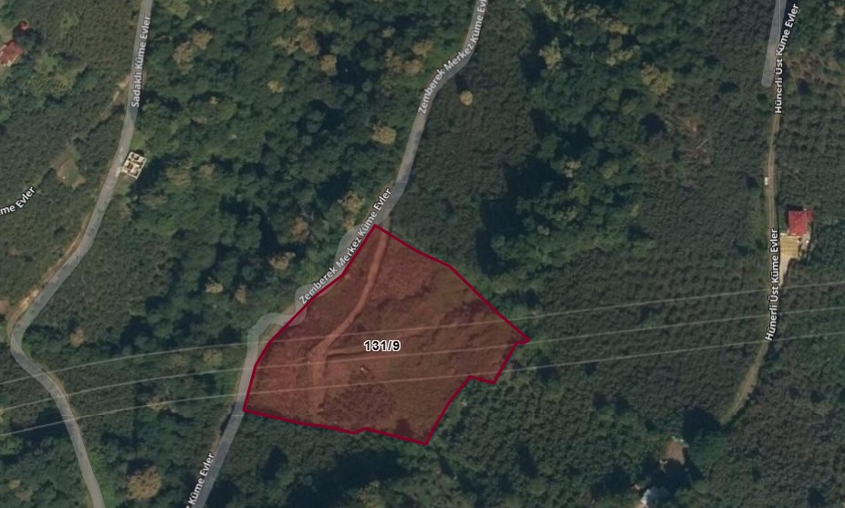 TRABZON BEŞİKDÜZÜ HÜNERLİ KÖYÜNDE 8.449.M²  FINDIK BAHÇEMİZ SATILIKTIR.